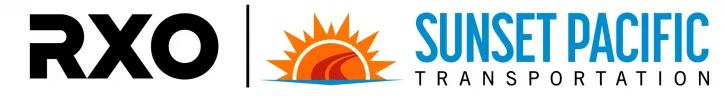 RXO and Sunset Pacific Partner Logo